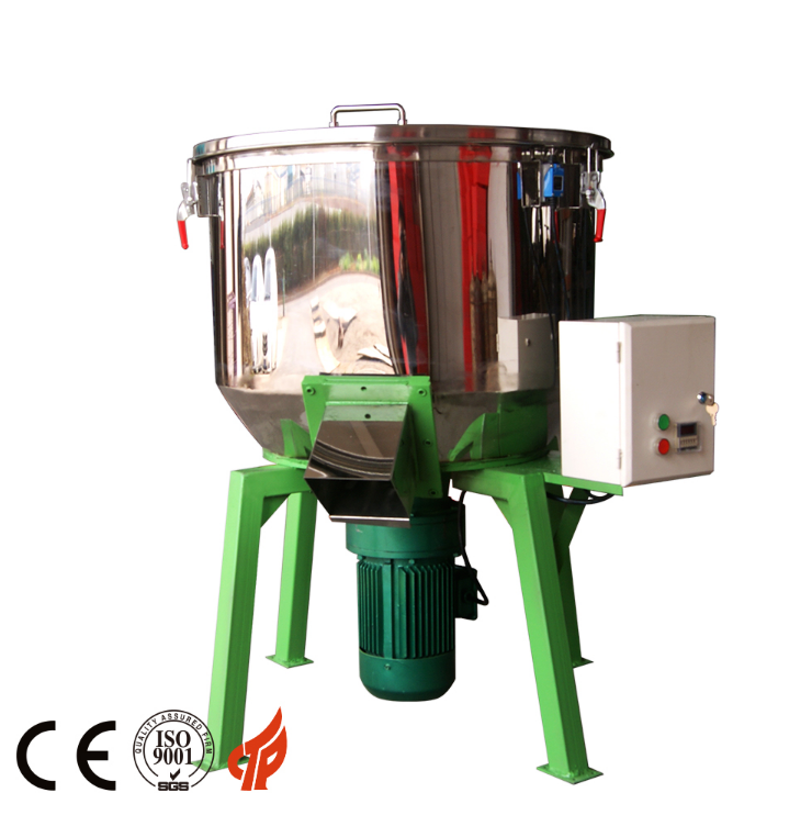 500KG Helical Circular Plastic Pellet Mixer Machine Vertical Blender Plastic Mixer With Drying